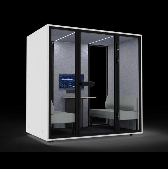 Comine Booth 4 · 4-Person Meeting Pod