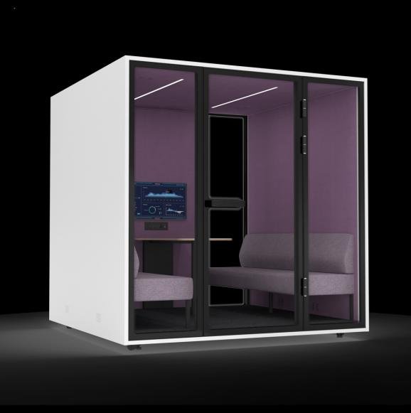 Comine Booth 6 · 6-Person Meeting Pod