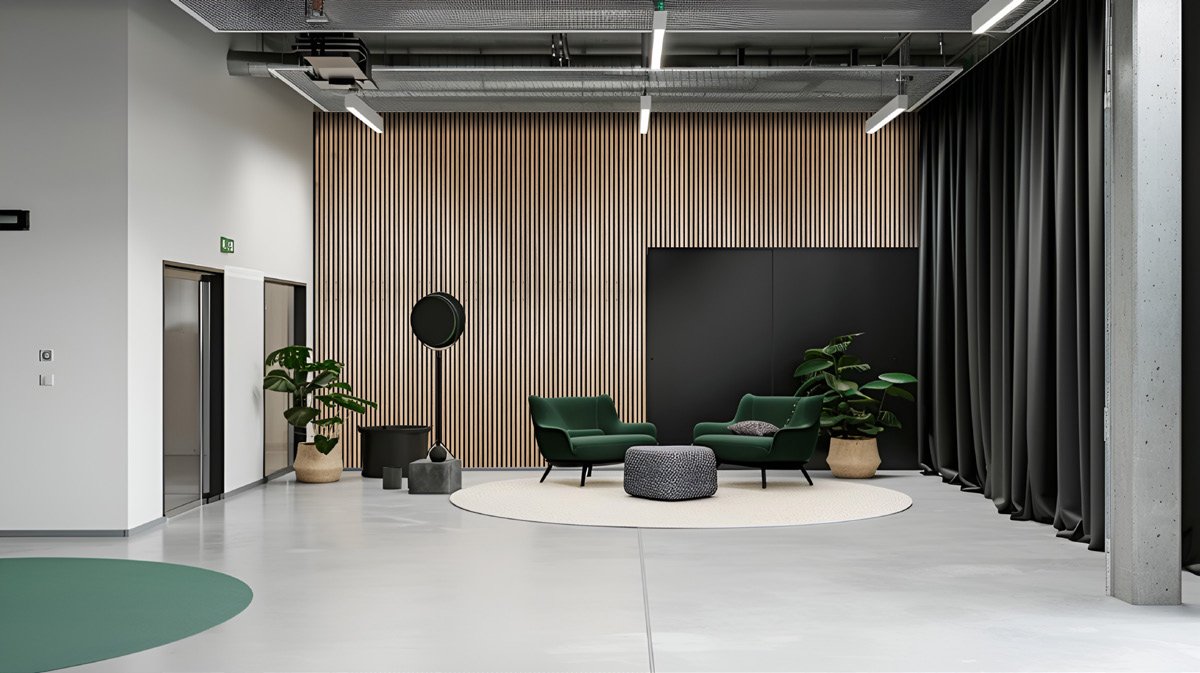 WD — Wood Slat Grid Panels PET acoustic panel