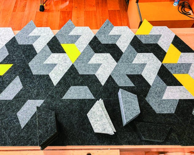 TDB — Flat & Mosaic Tiles PET acoustic panel