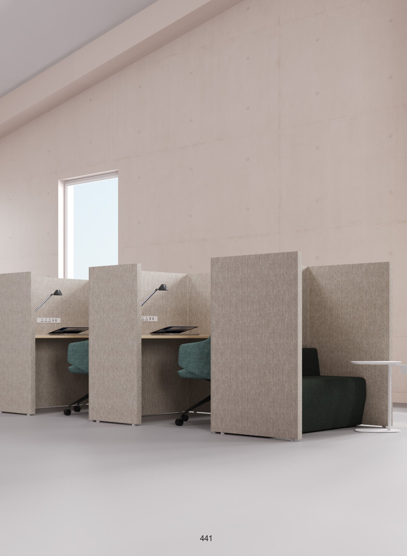 Roma Screen — acoustic workstation